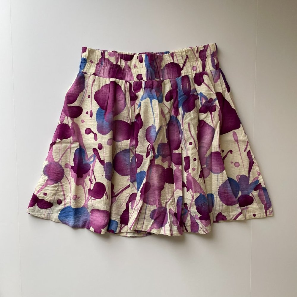 Forever 21 Watercolor Floral Skirt